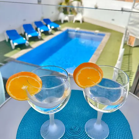 アパート El Mar House & Private Heated Pool アデヘ